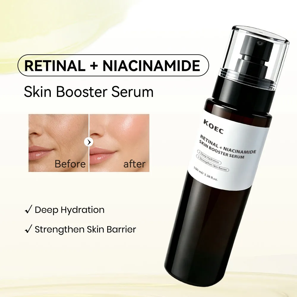 KOEC Retinal Niacinamide Skin Booster serum mod porer