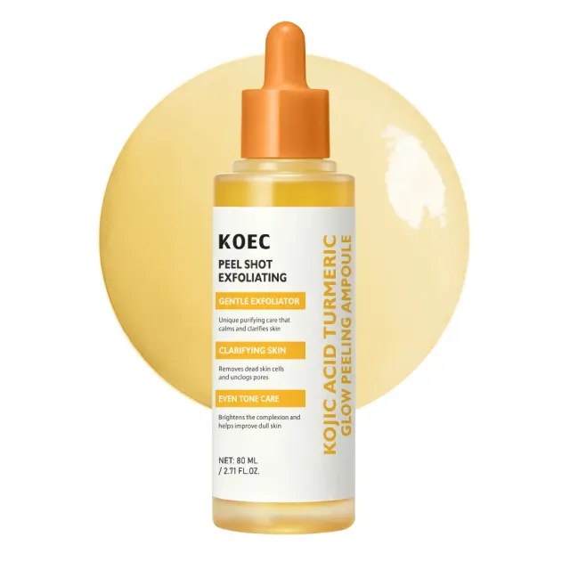 KOEC Kojic Acid Turmeric Glow peeling ampoule mod mat hud