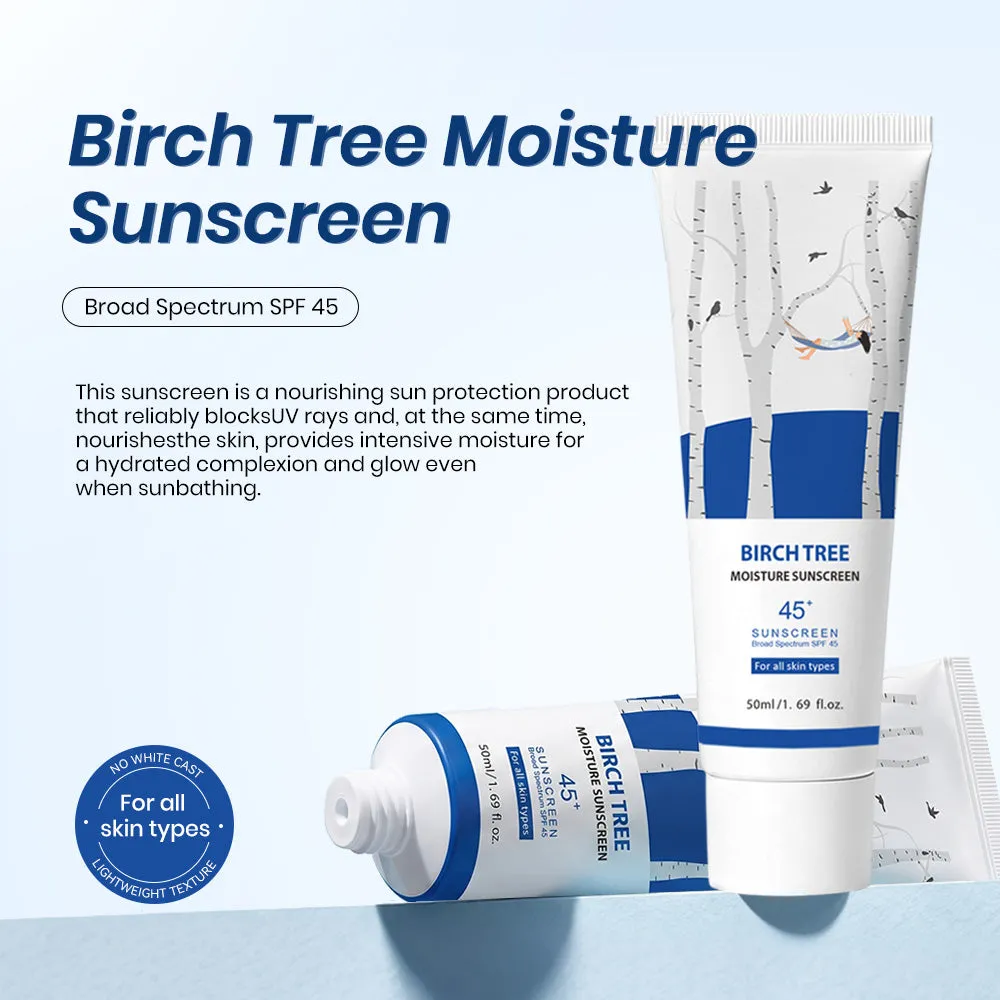 KOEC Birch Tree Moisturizing Sun Cream solcreme uden white cast