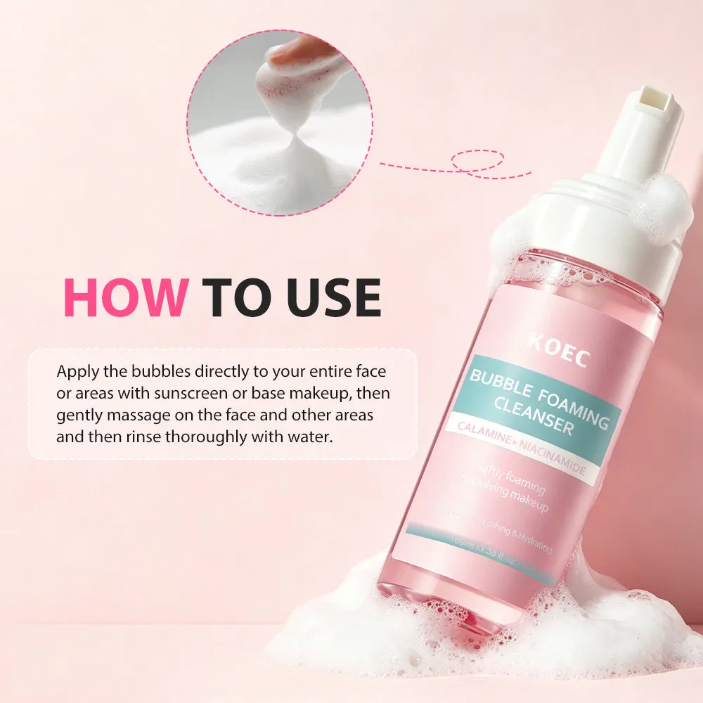KOEC Bubble foaming cleanser mod tilstoppede porer