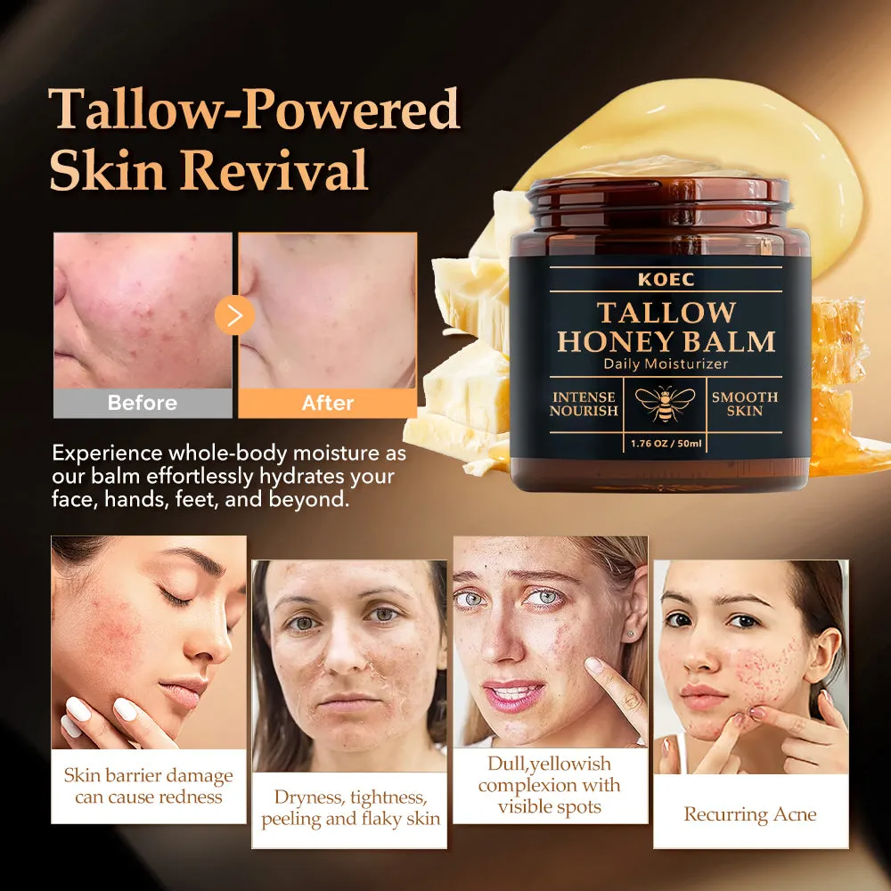 KOEC Tallow Honey Balm Daily Moisturizer ansigtsbalm Black Version uden parfume