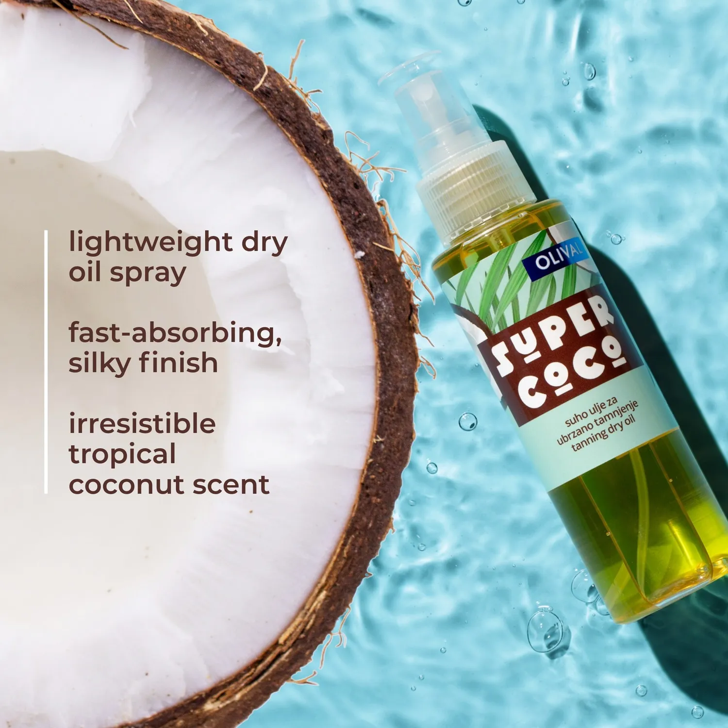 Olival SUPER Coco Tanning Dry Oil sololie kokos