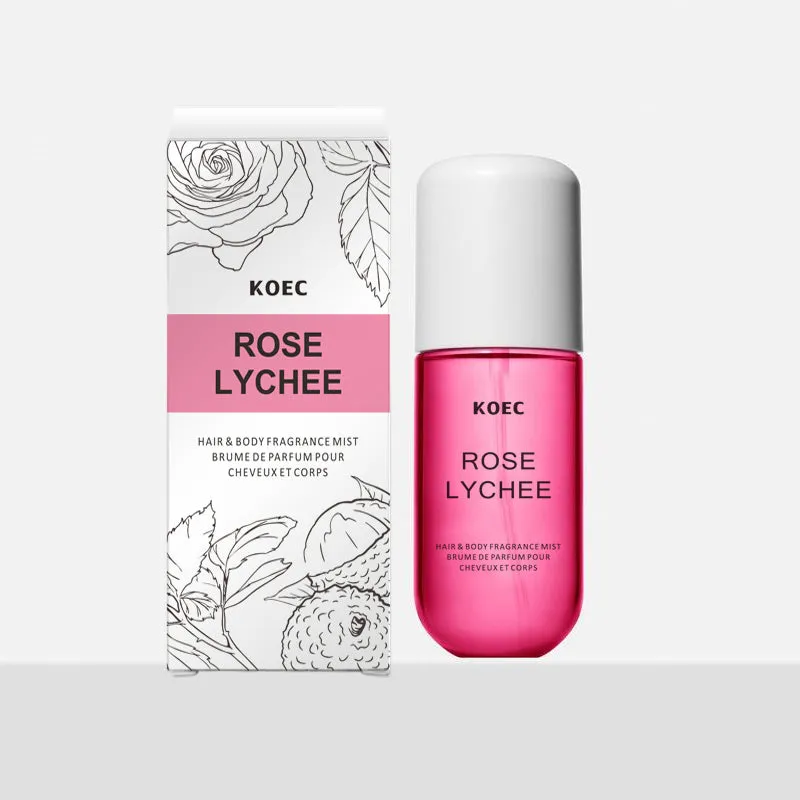 KOEC Rose & Lychee body- og hårmist rejsestørrelse