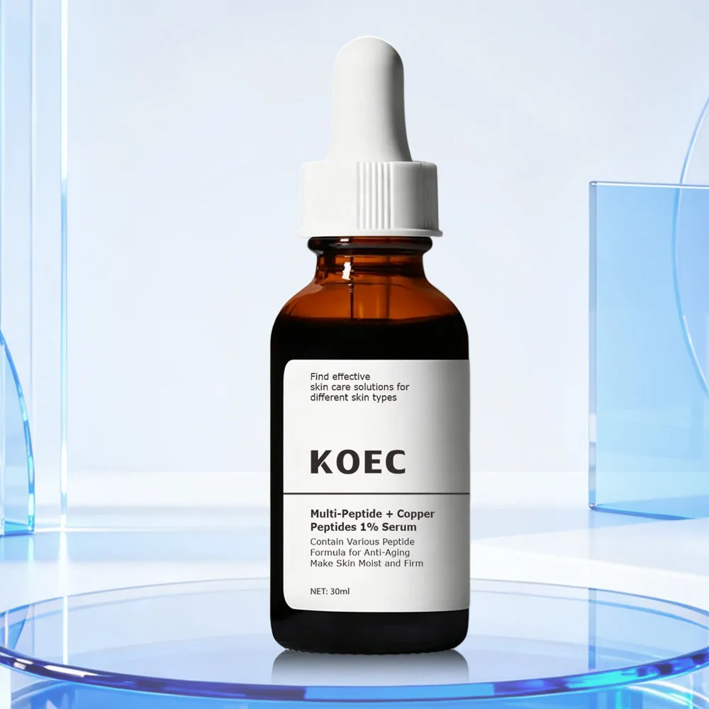 KOEC Multi-Peptide Copper Peptides 1% ansigtsserum mod linjer