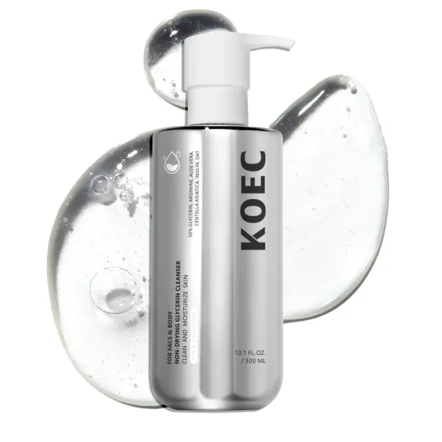 KOEC Non-Drying Glycerin Cleanser Face Body rens 300g