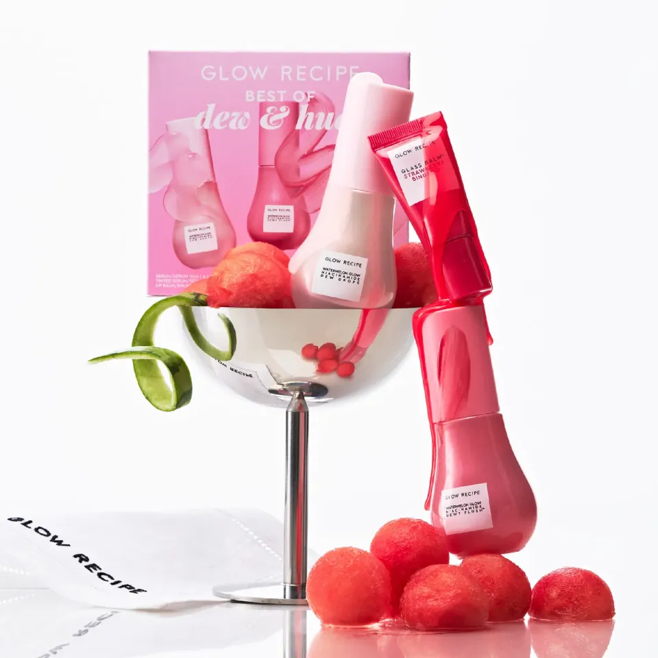 Glow Recipe Best of Dew & Hues kit 3-pak fugt og glød