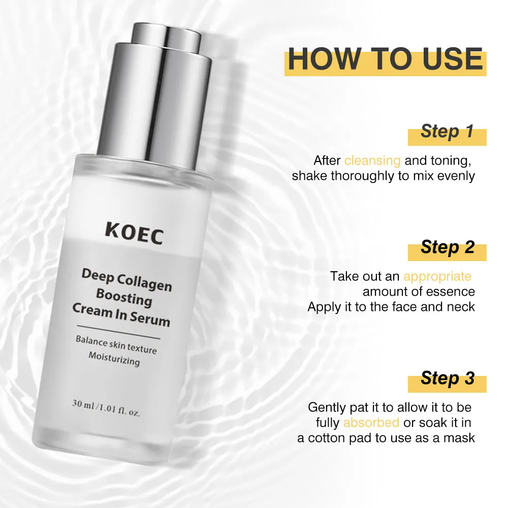 KOEC Deep Collagen Boosting Cream In Serum 1 stk mod rynker