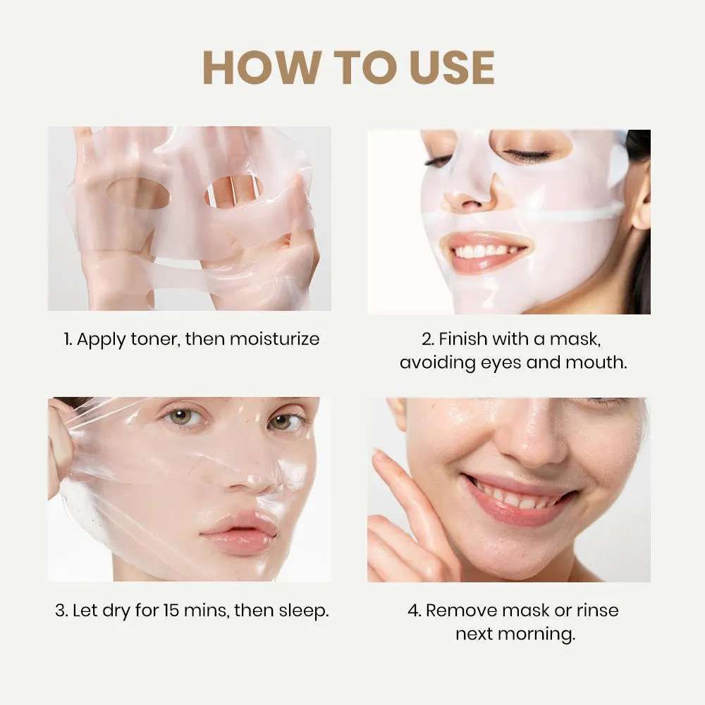 KOEC Bean Collagen ansigtsmaske fugt 1 stk nat
