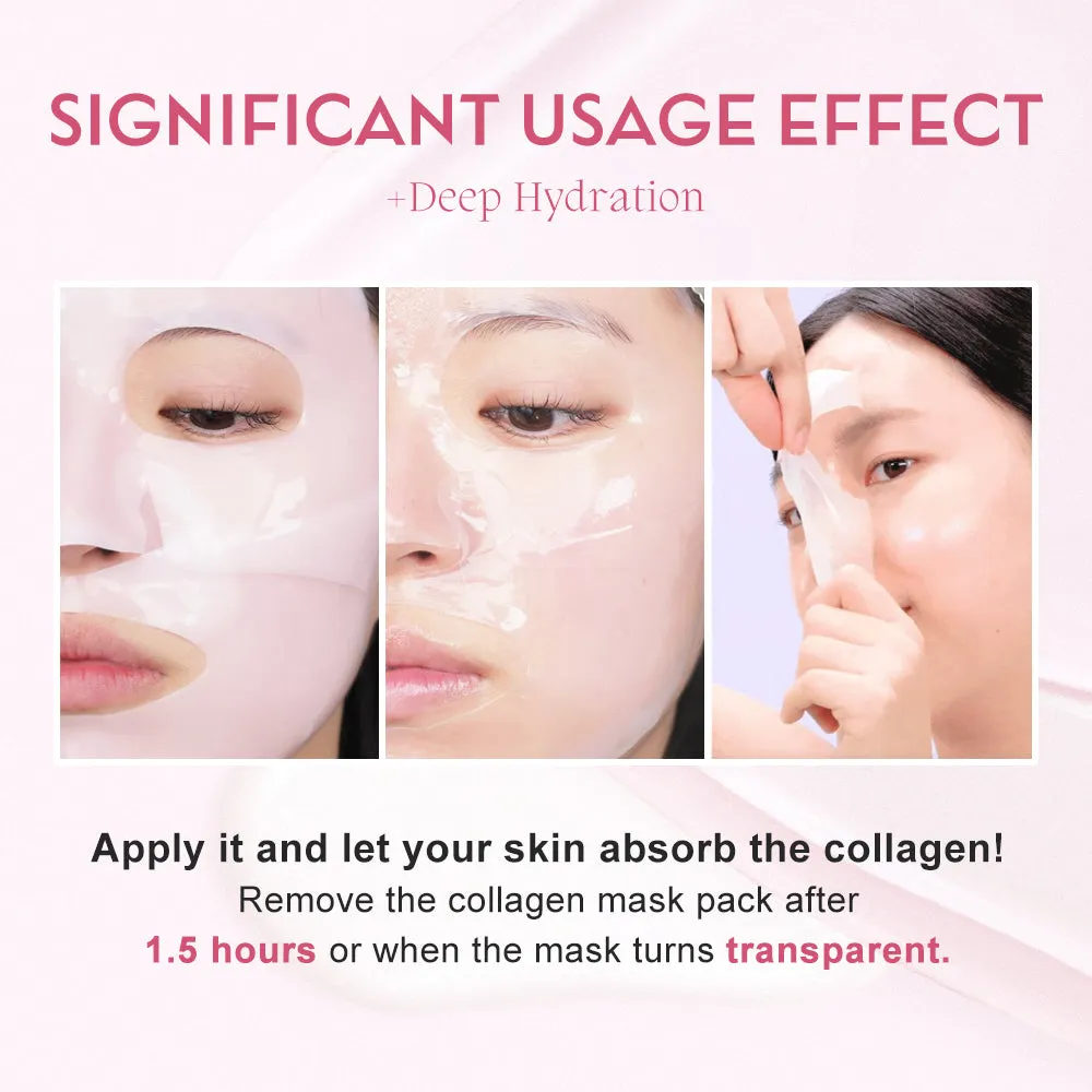 KOEC Deep Collagen PDRN Pink gelmaske fugt og glød