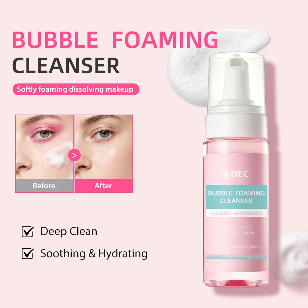 KOEC Bubble foaming cleanser mod tilstoppede porer