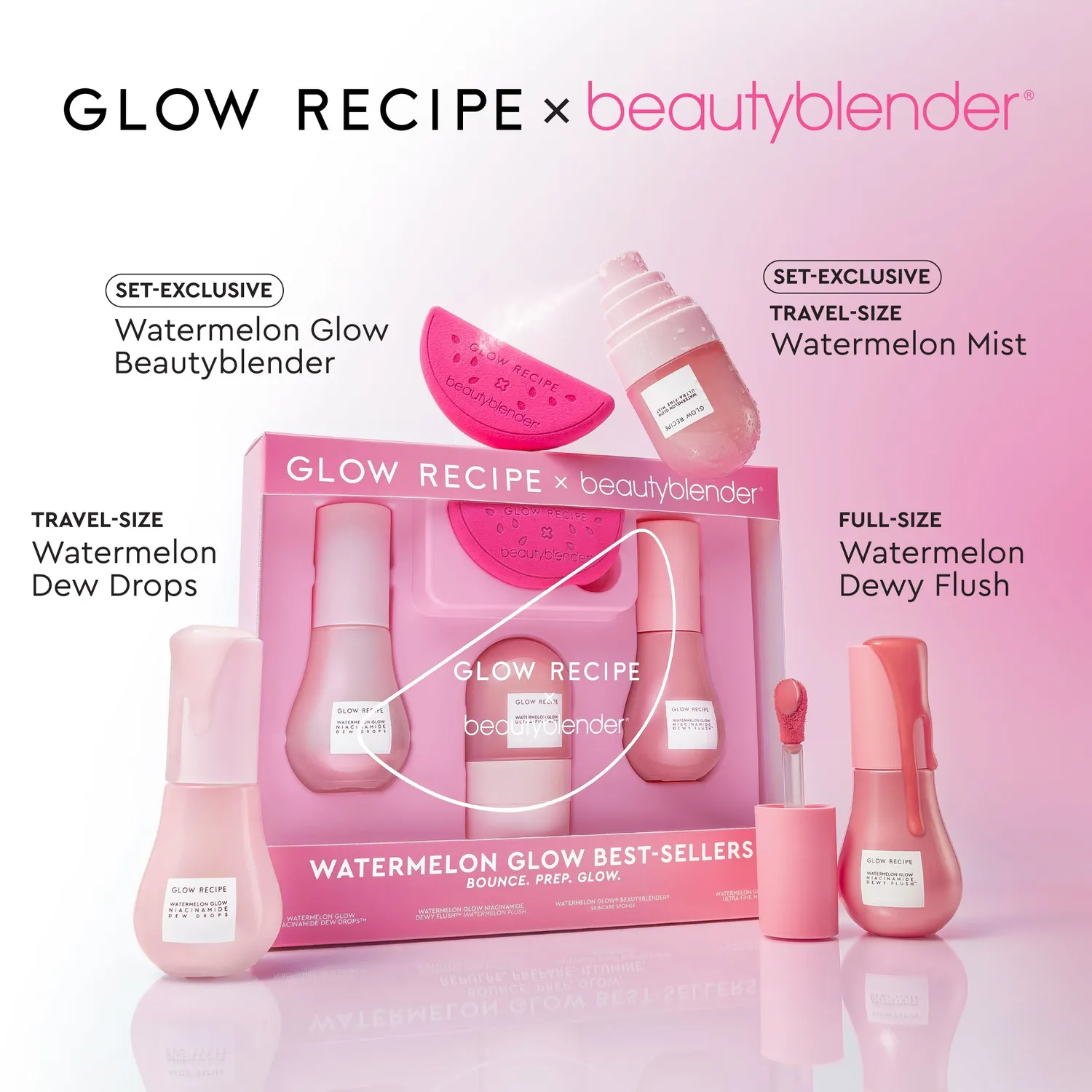Glow Recipe Watermelon Glow Best-Sellers sæt 3 dele