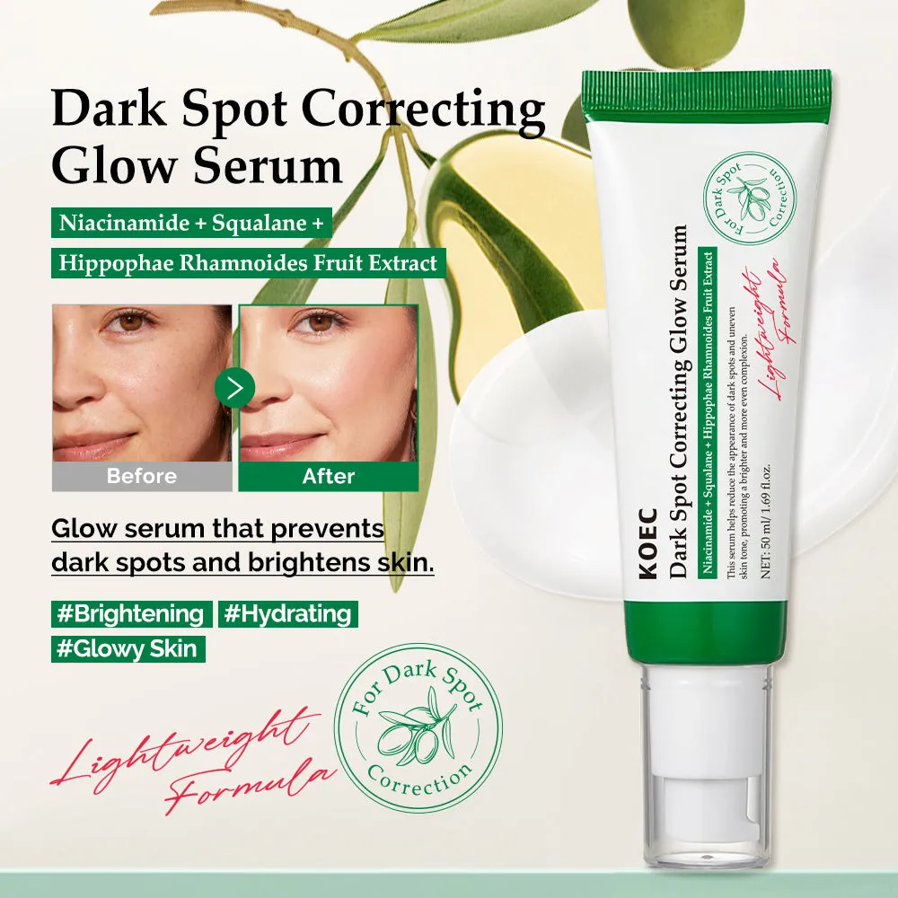 KOEC Dark Spot Correcting Glow serum mod pigmentpletter