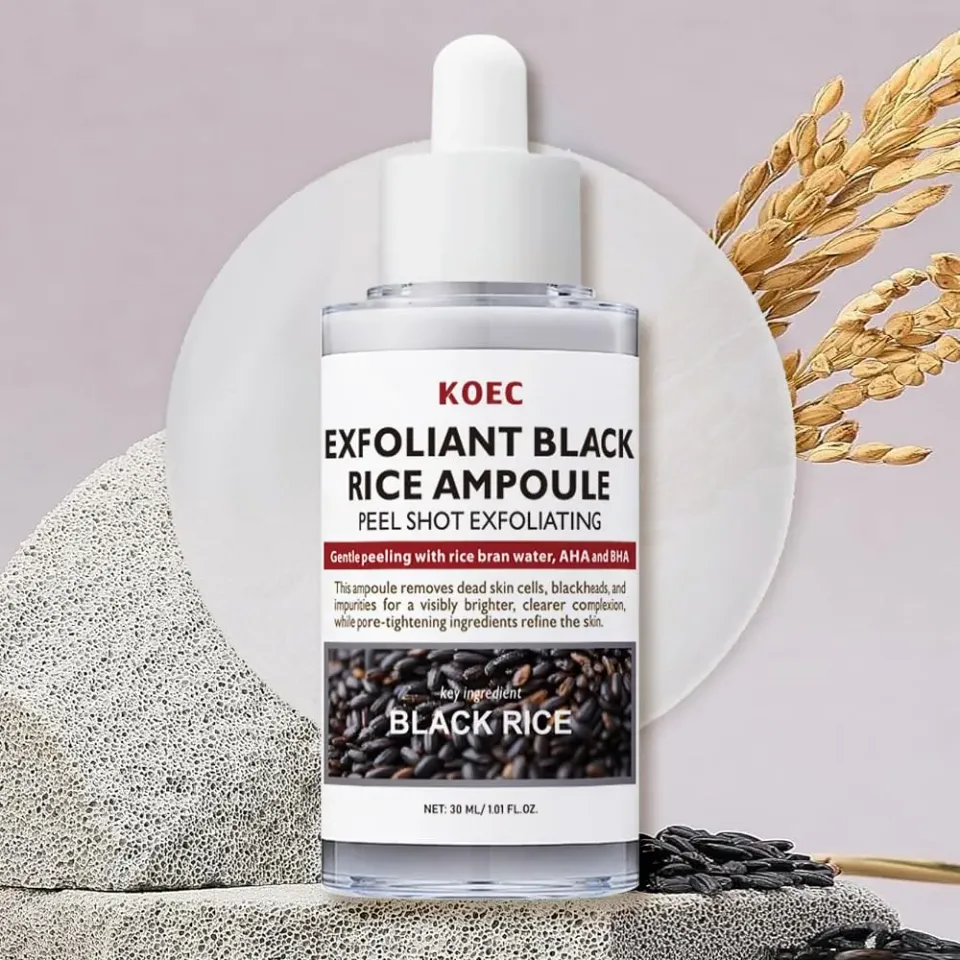KOEC Peel Shot Exfoliating Black Rice Ampoule ampul sorte ris