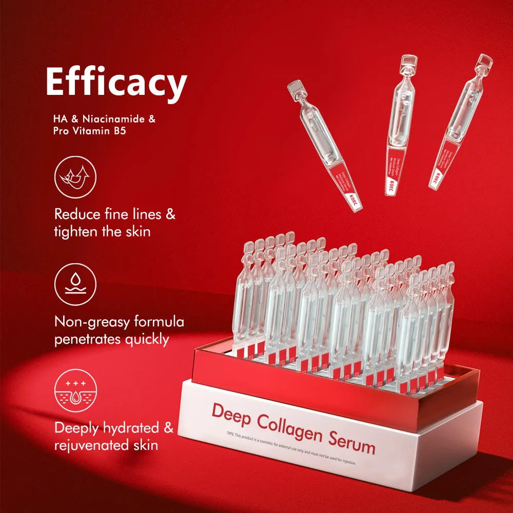 KOEC Collagen Repair ansigtsserum 30 kapsler fugt