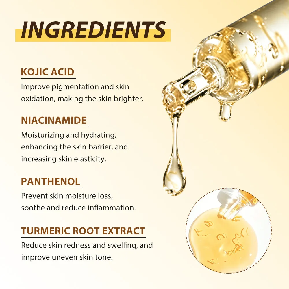 KOEC Kojic Acid Turmeric Niacinamide ampul mod pletter