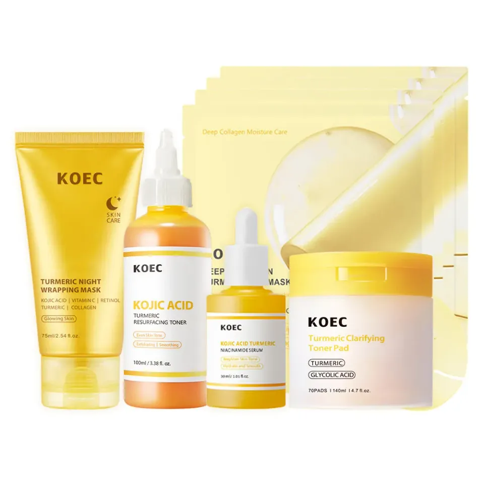 KOEC Turmeric Kojic Acid hudplejesæt mod pigmentpletter