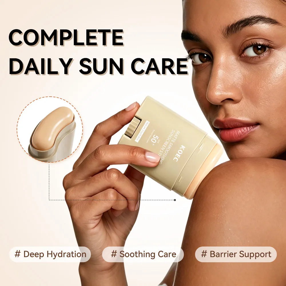 KOEC matte smoothing solstift SPF oliekontrol