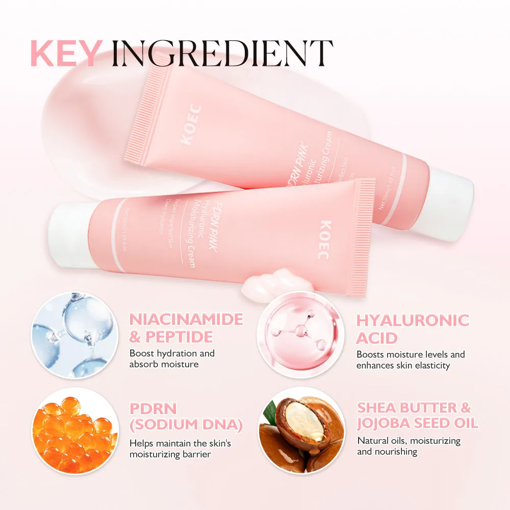KOEC PDRN PINK Hyaluronic Moisturizing Cream ansigtscreme PDRN