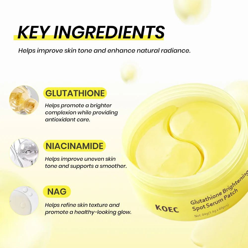 KOEC Glutathione Brightening Spot Serum Patch plaster mod mørke pletter