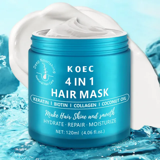 KOEC 4 in 1 Hair Mask hårmaske med keratin