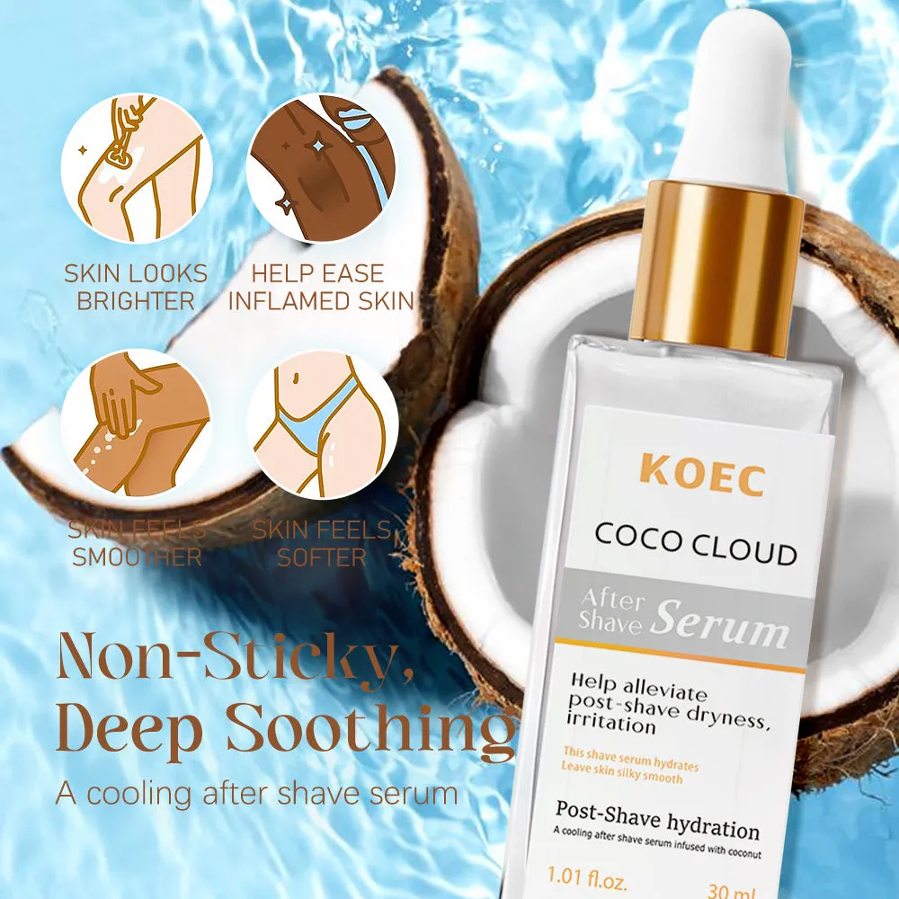 KOEC Coco Cloud aftershave serum kokos vanilje
