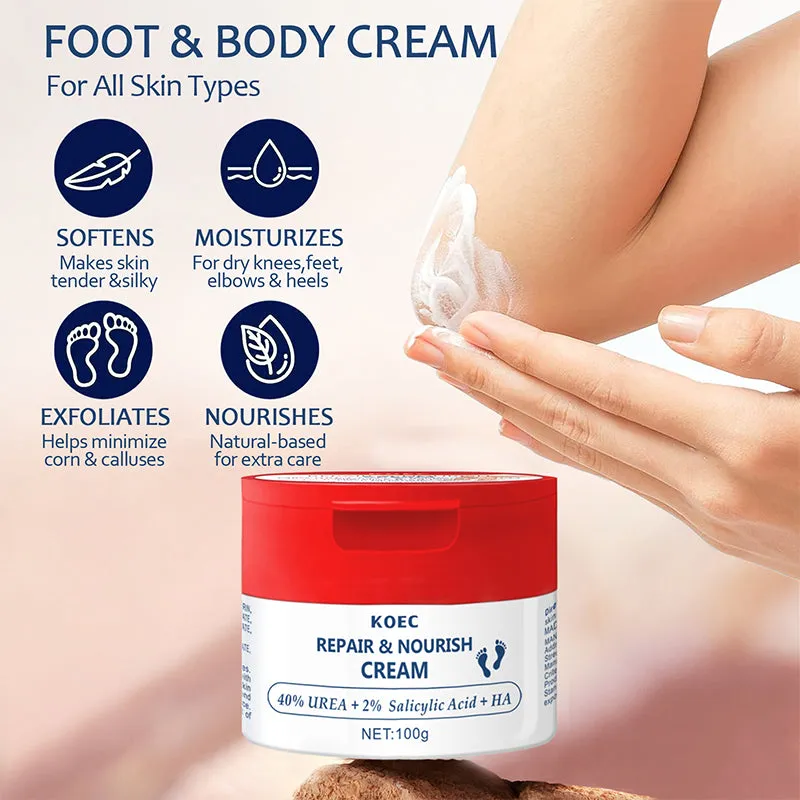 KOEC 40% Repair Nourish ureacreme til tør hud