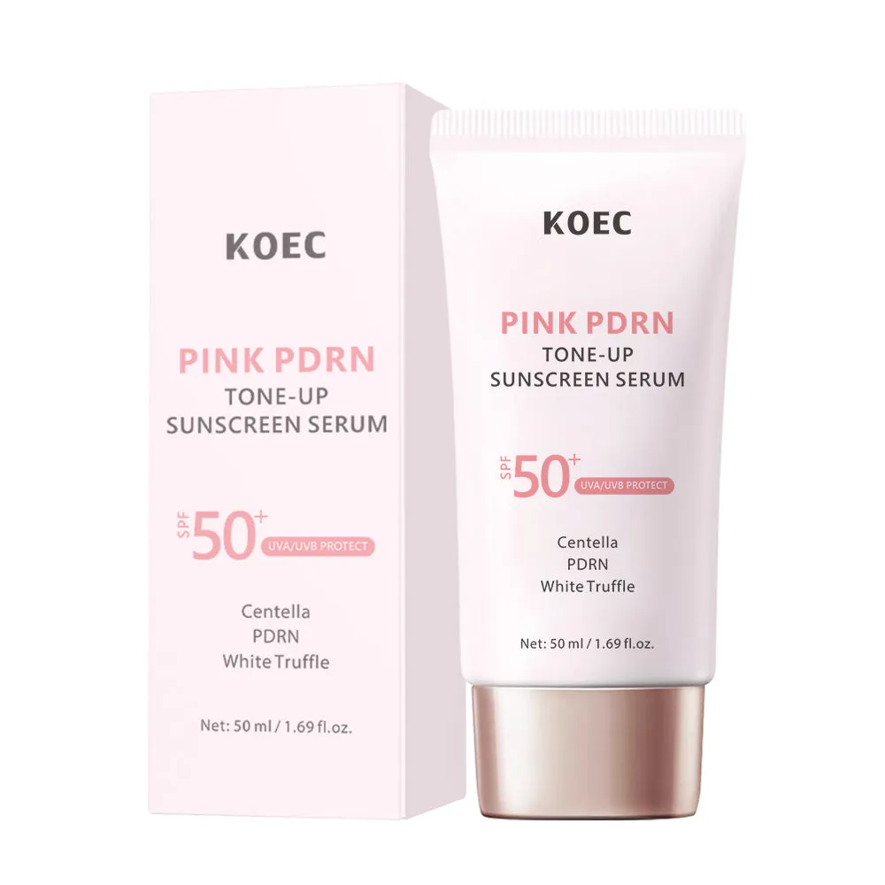 KOEC Pink PDRN Tone-Up Sunscreen Serum solcreme serum
