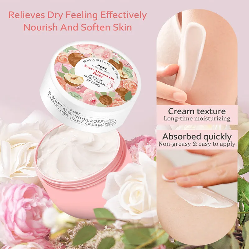 KOEC Sweet Almond Oil Rose Moisture bodycream roseduft