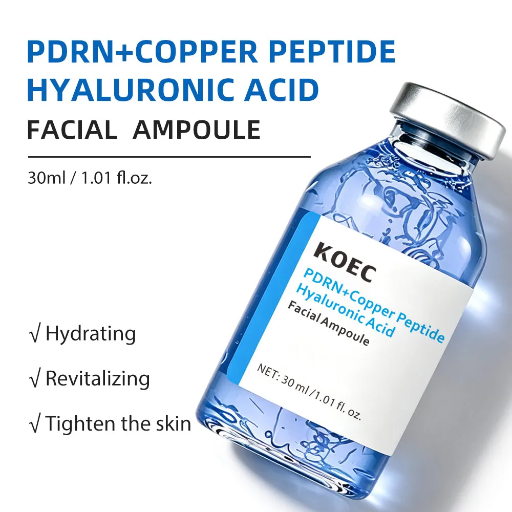 KOEC PDRN Copper Peptide ampul med hyaluronsyre