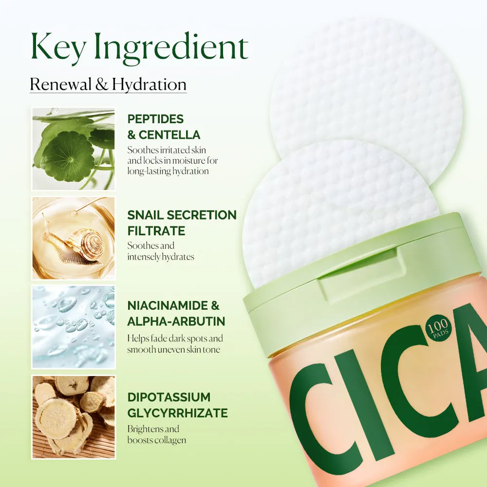 KOEC NAD+ ansigtssæt creme + pads opstrammende