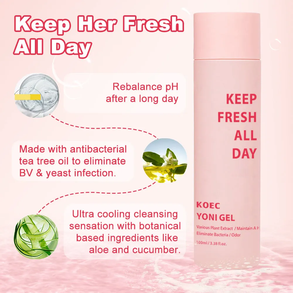KOEC Yoni Fresh intim shower gel mild uden parfume