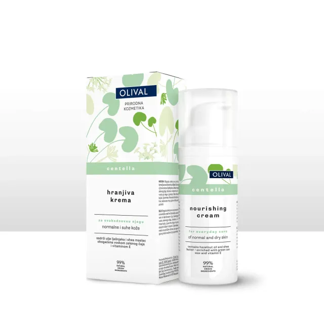 Olival Nourishing Face Cream Centella creme tør hud