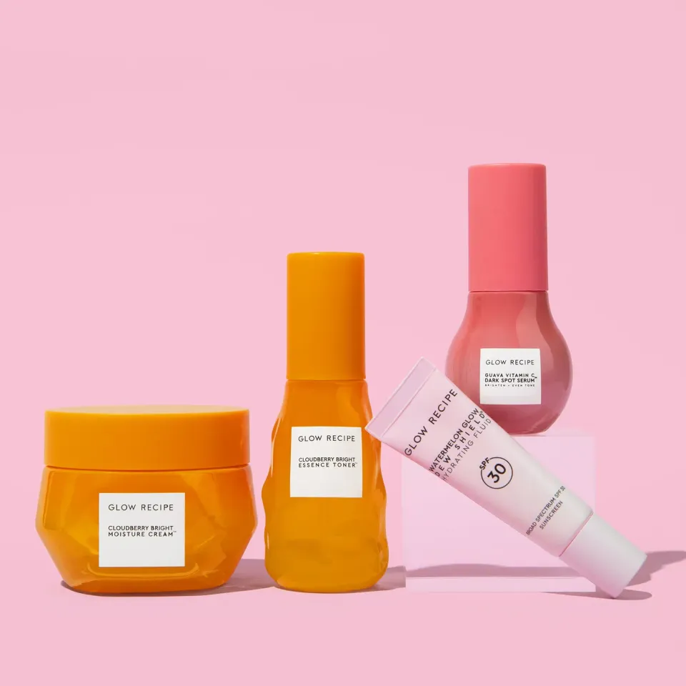 Glow Recipe Brightening hudplejesæt 4 dele med C-vitamin