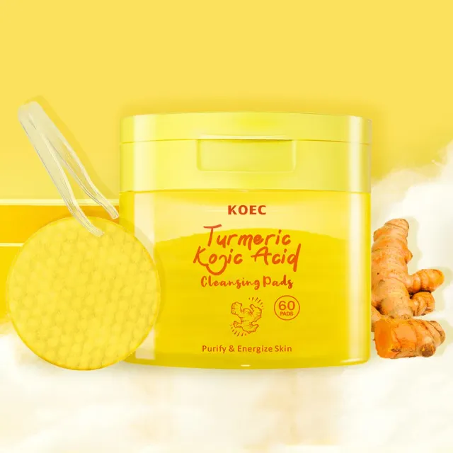 KOEC Kojic Acid Turmeric Cleansing Pads renseservietter
