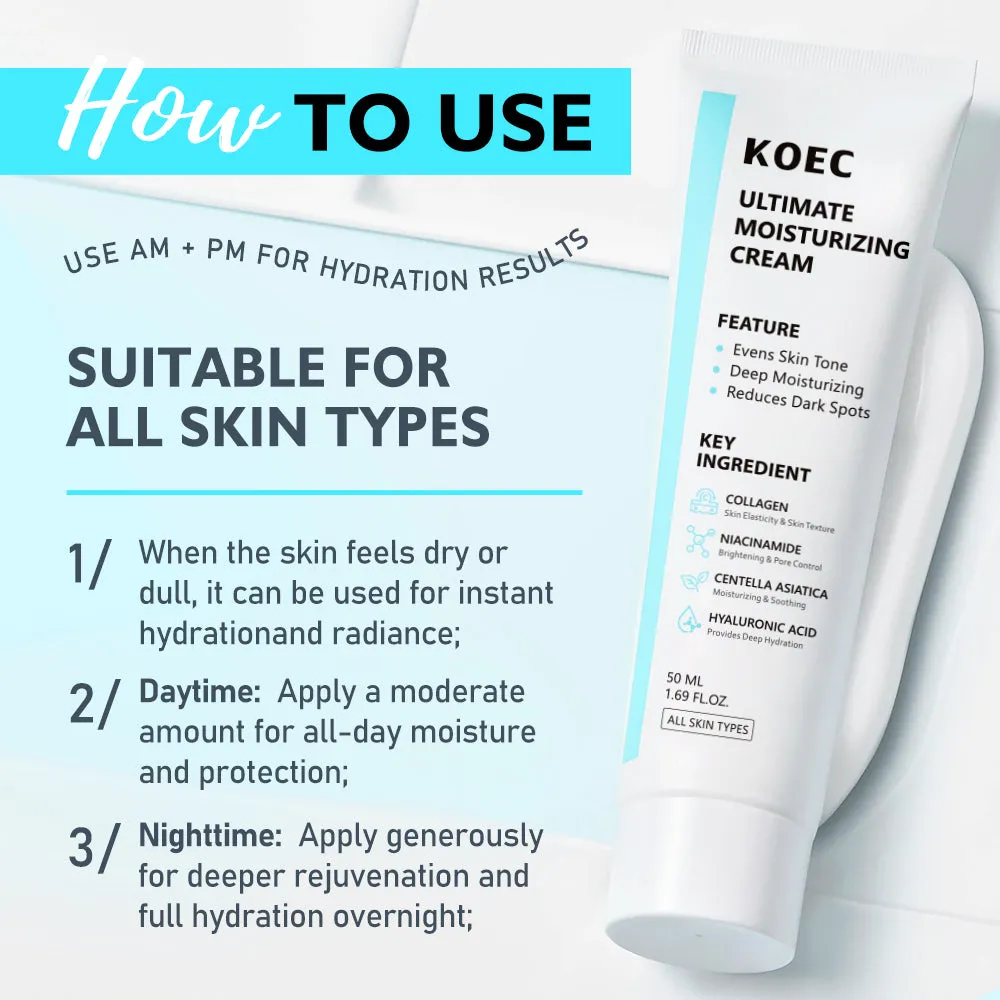 KOEC Ultimate Moisturizing Cream fugtcreme 50 ml til tør hud