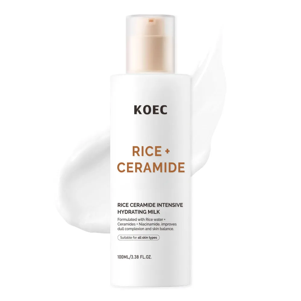 KOEC Rice Ceramide hudplejesæt til tør hud barriere