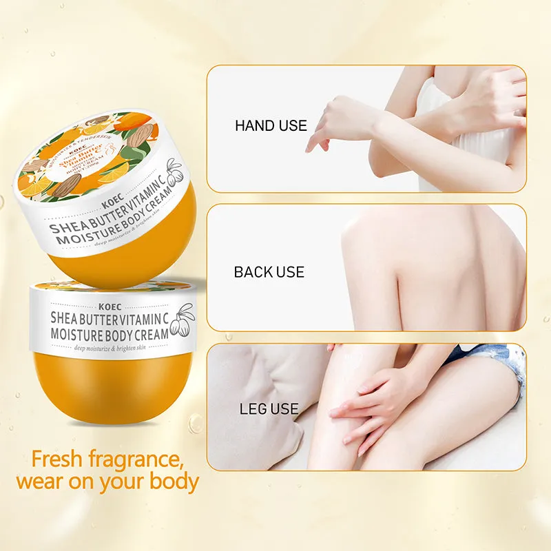 KOEC Shea Butter Vitamin C Moisture bodycreme 1 stk 24h fugt