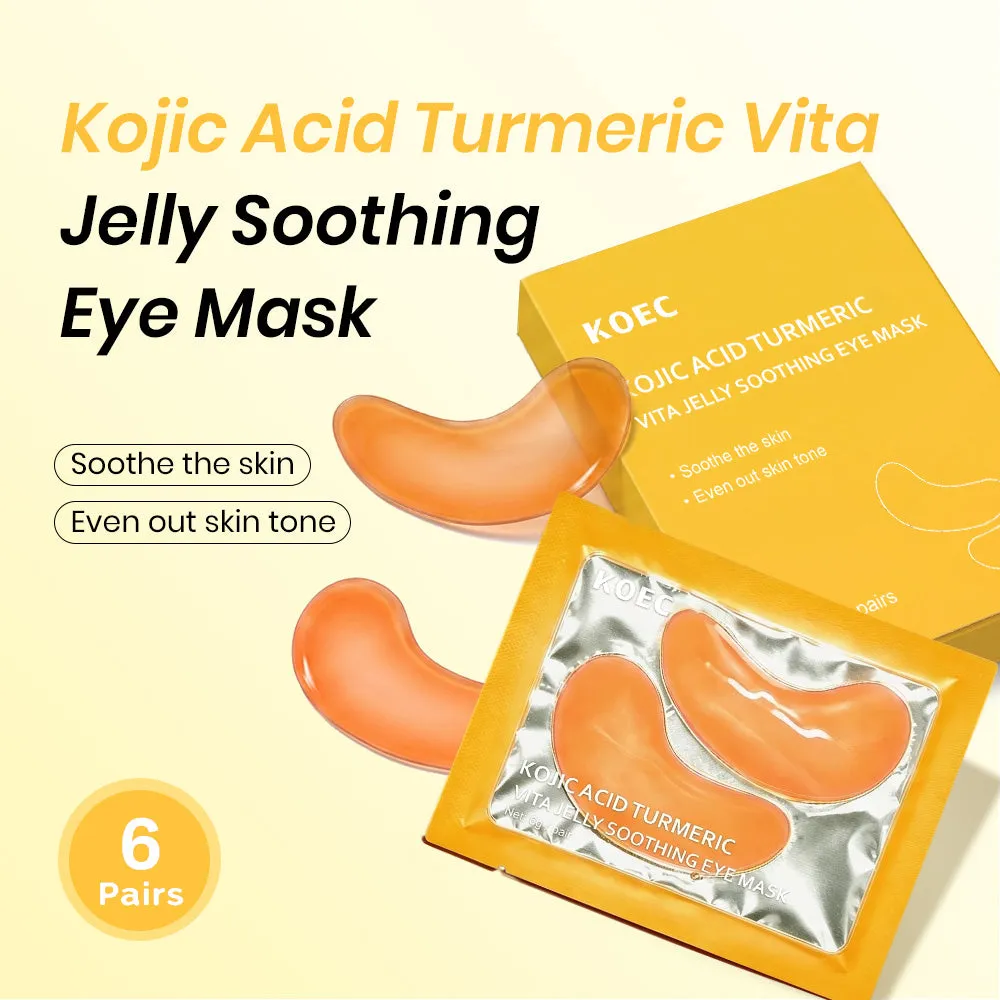 KOEC Kojic Acid Turmeric øjenmaske Vita Jelly