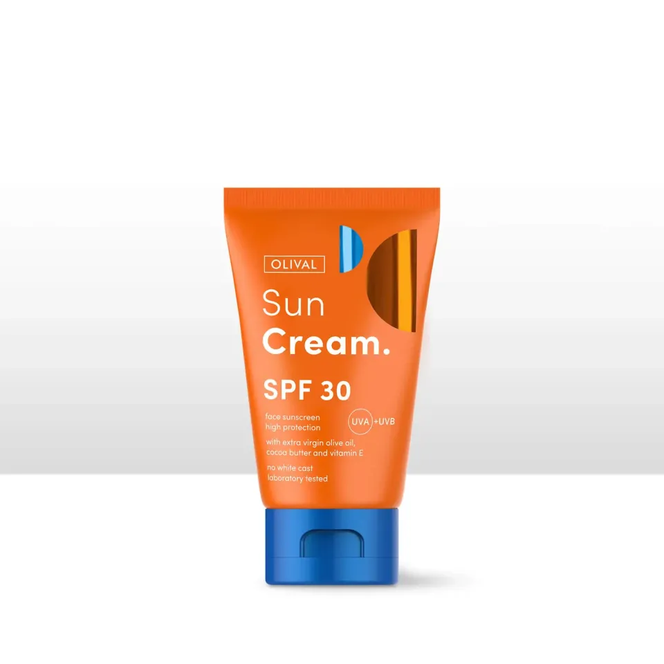 Olival Professional SunCream Face Neck solcreme SPF 30 tør hud