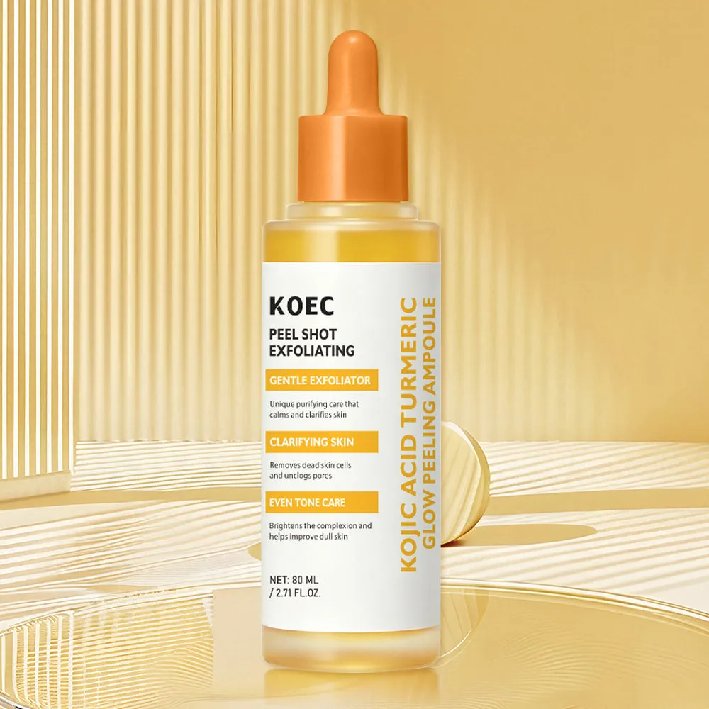 KOEC Kojic Acid Turmeric Glow peeling ampoule mod mat hud