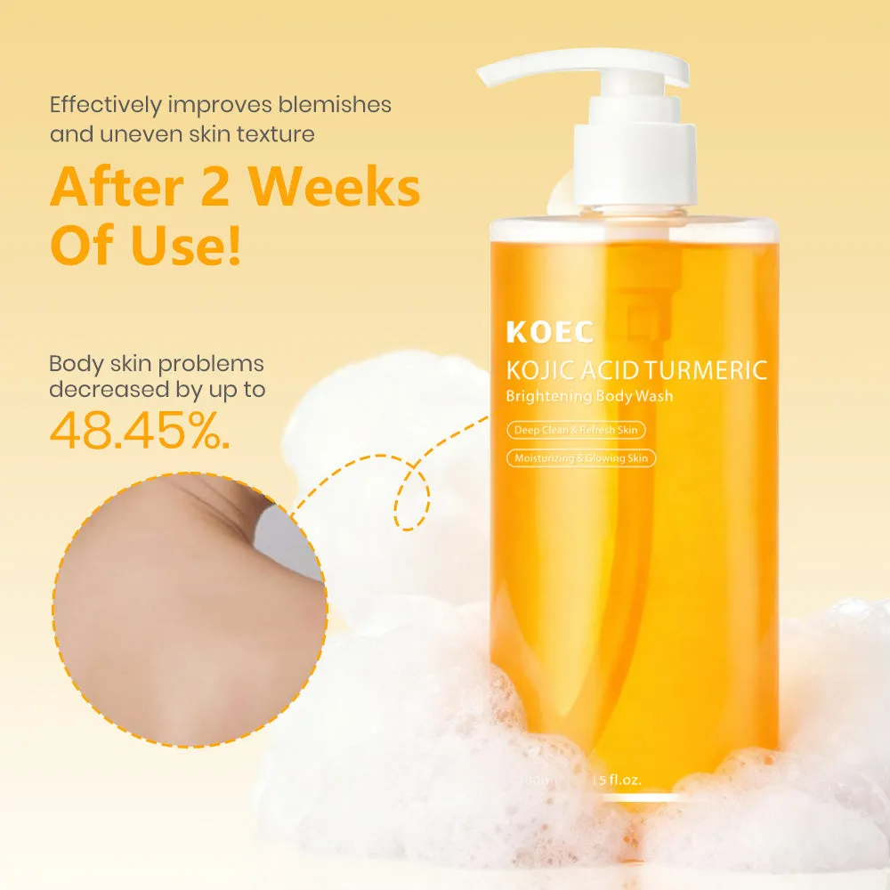 KOEC Kojic Acid Turmeric body wash mørke pletter