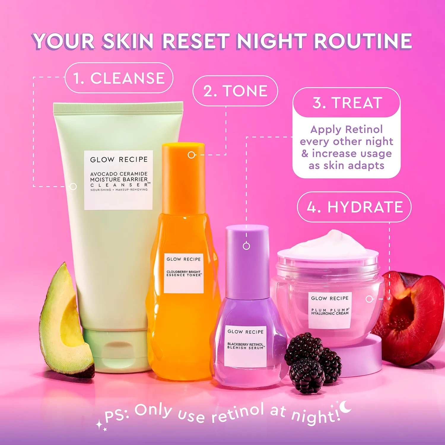 Glow Recipe Blackberry Retinol Blemish Serum 30 ml mod urenheder