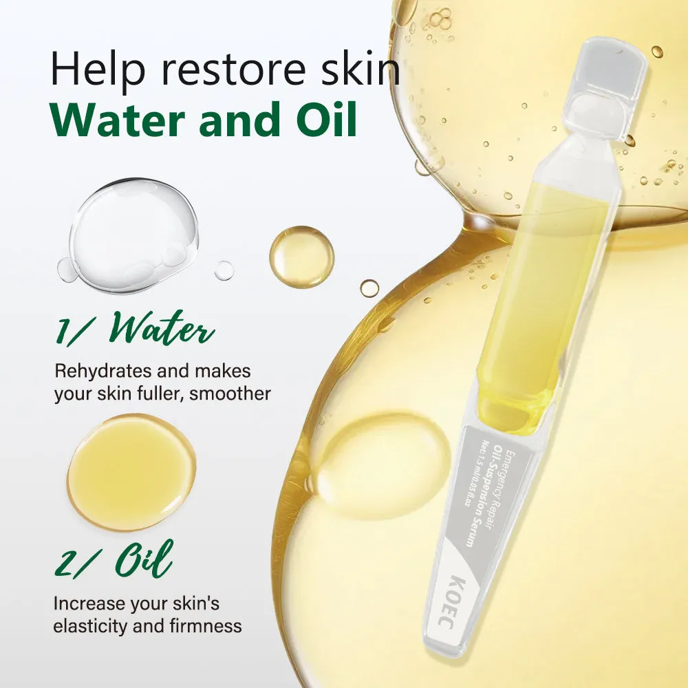 KOEC Emergency Repair Oil-Suspension serum 30 stk tør hud