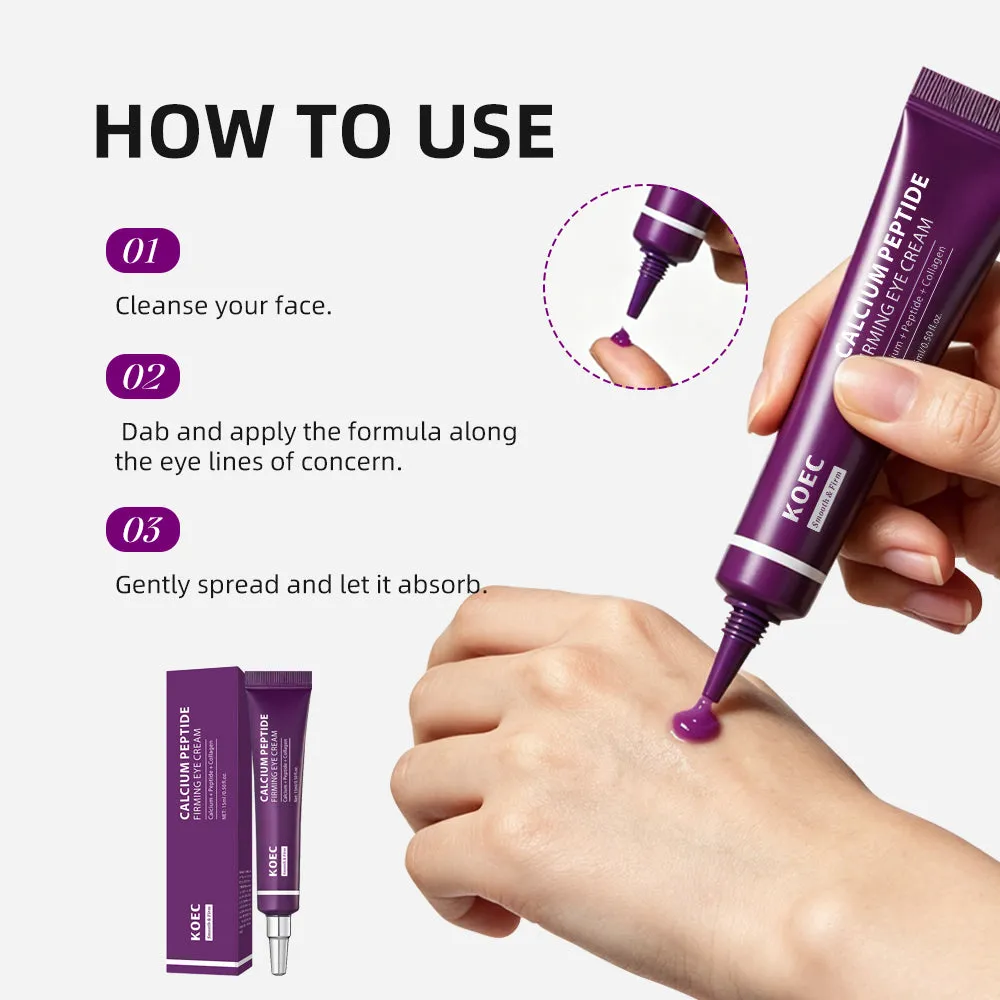 KOEC Calcium Peptide Firming øjencreme med peptid