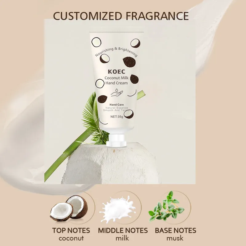 KOEC Coconut Milk håndcreme 3-pak tørre hænder