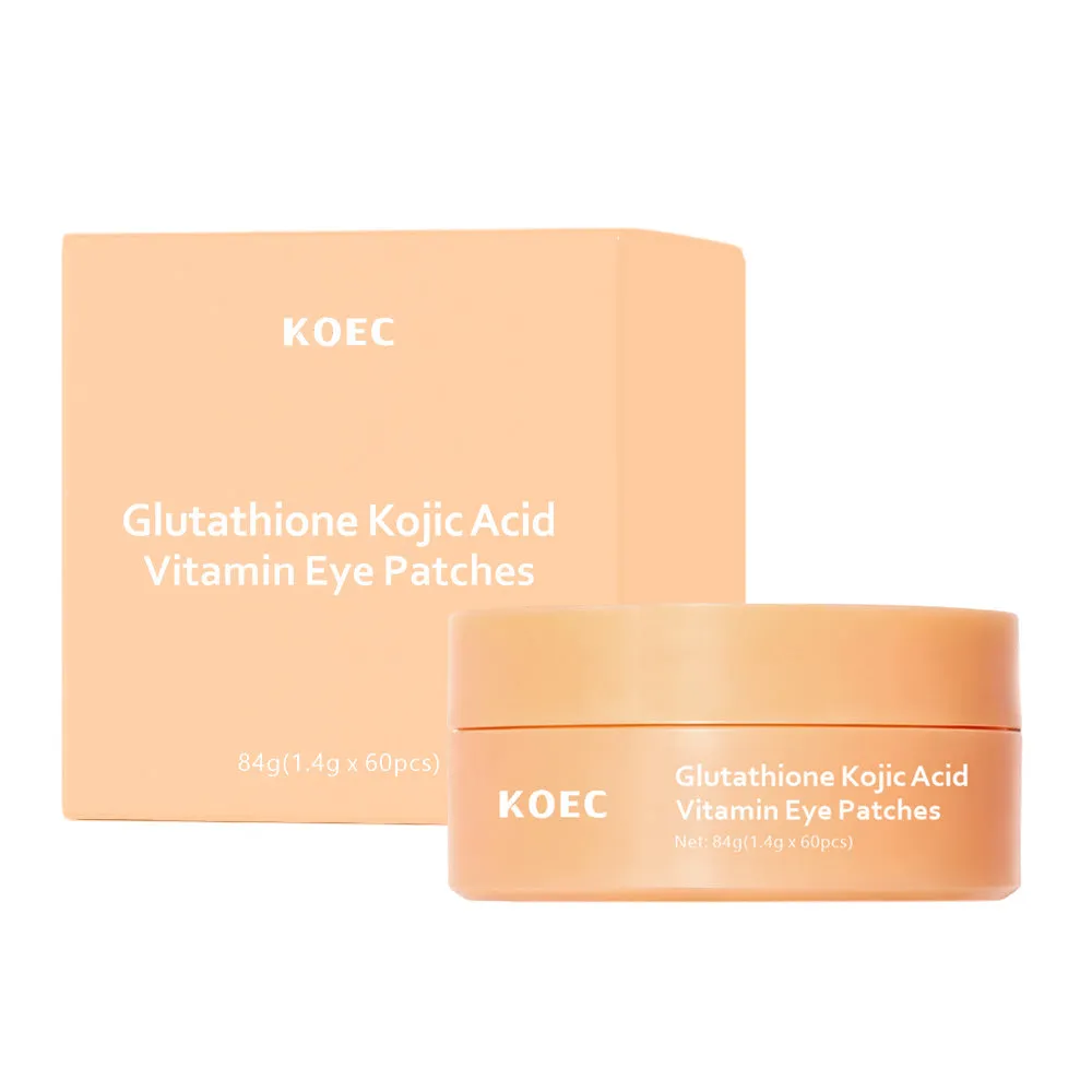 KOEC Glutathione Kojic Acid Vitamin øjenpatches mod mørke rander
