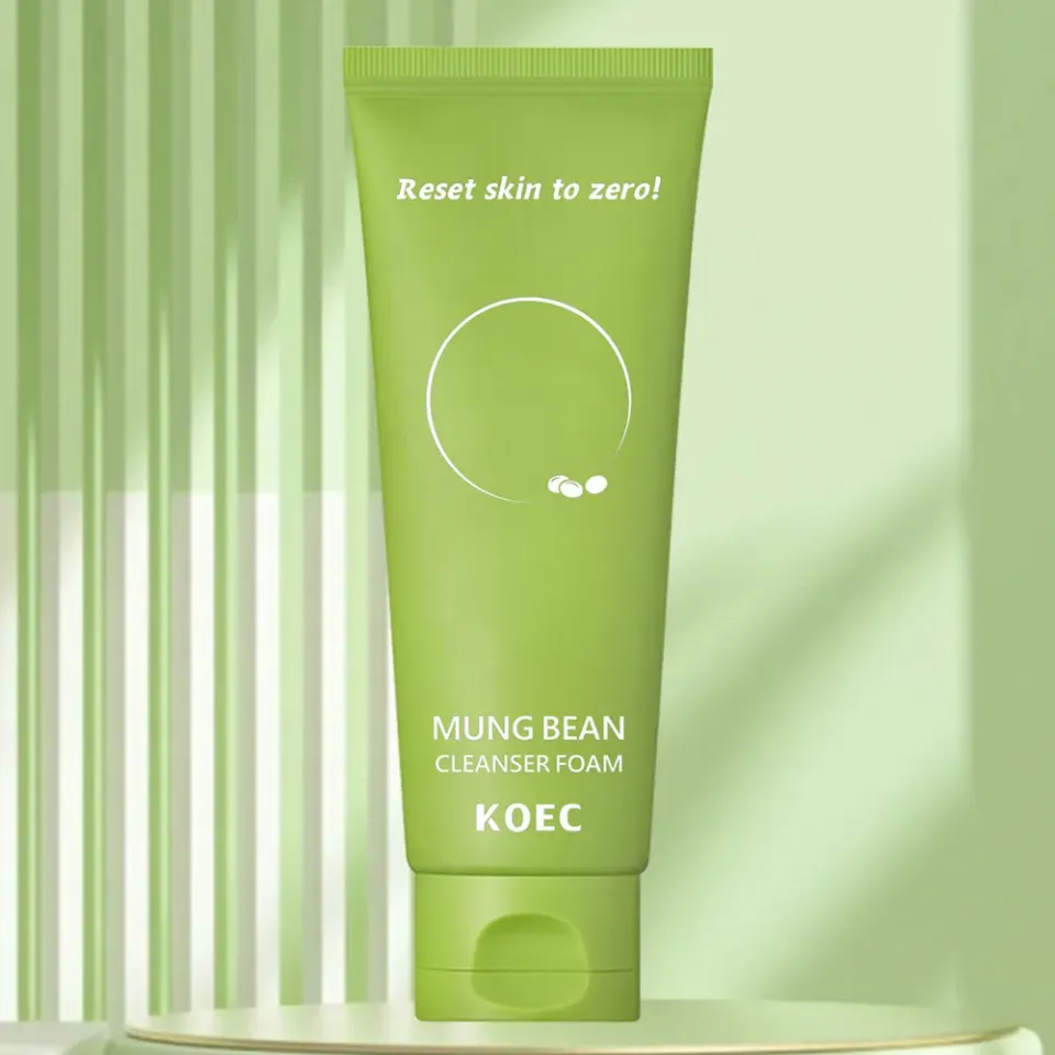 KOEC Mung Bean renseskum mild rens fedtet hud