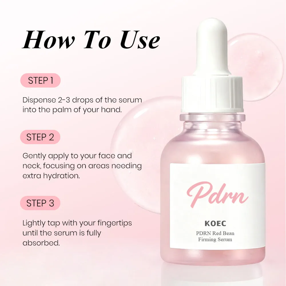 KOEC Red Bean PDRN Firming serum opstrammende