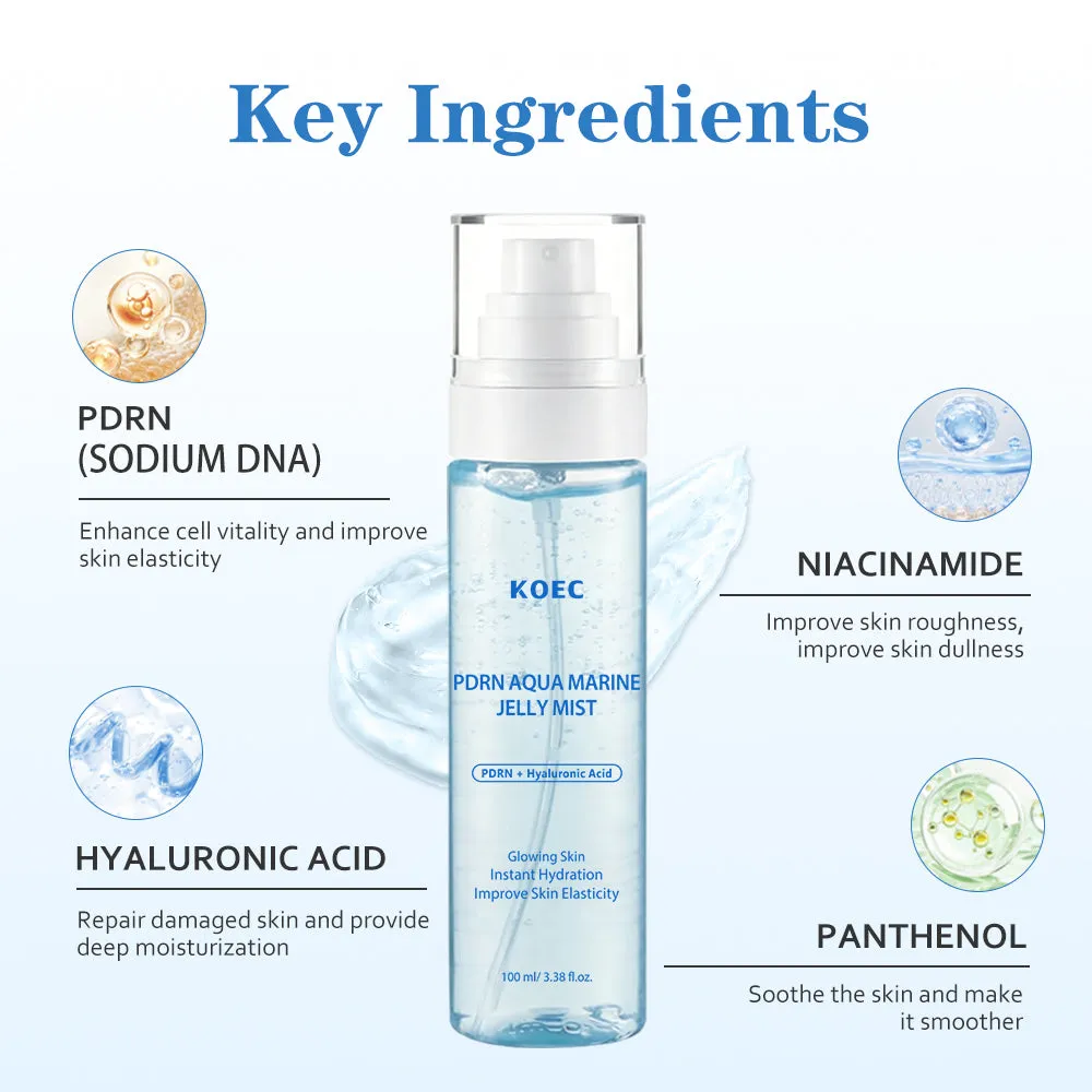 KOEC PDRN Aqua Marine Jelly ansigtsmist til fugt