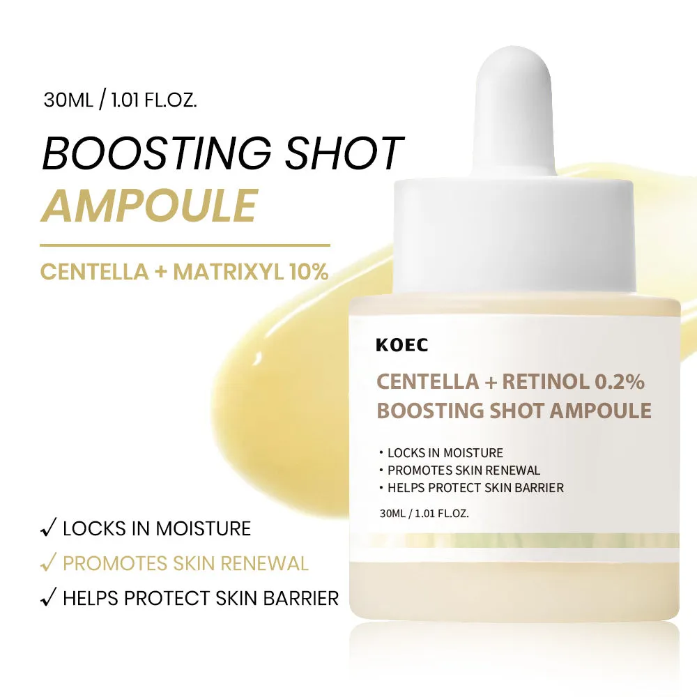 KOEC Centella Boosting Shot ampulsæt 3-pak til alle hudtyper